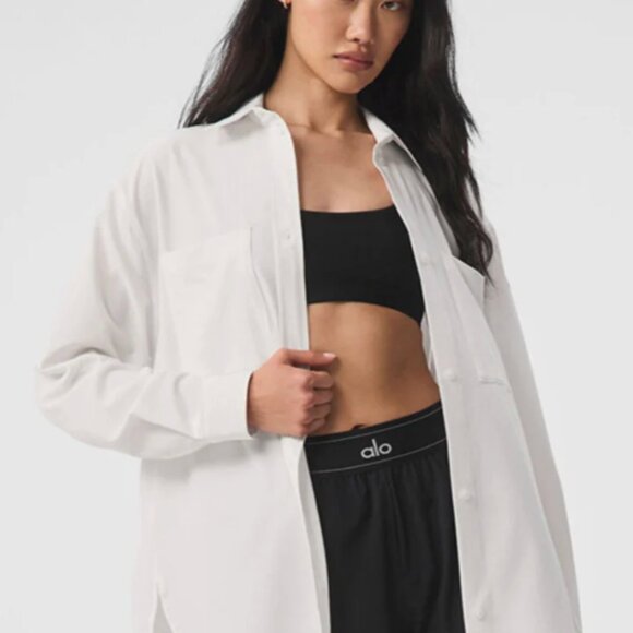 NWT Alo Yoga Dreamscape Button Down Long Sleeve - XS - Picture 7 of 9